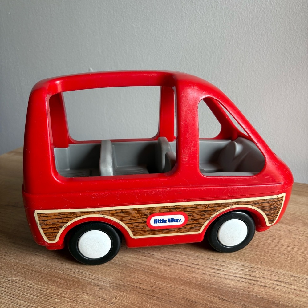 Vintage Little Tikes Red Mini Van